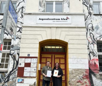 Ehrung klex Marcel Rech und Yvonne Goers